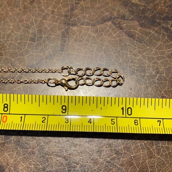 Oogie Boogie heart Necklace Gold jewelry TNMBC NMBC evil Villain nightmare stone - Picture 7 of 9